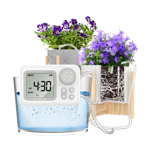 Automatic Drip Irrigation Kit, DIY Indoor Automatic Watering System for Plants, with Digital Programmable Water Timer